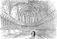 Proposed restoration of the Chapter House, Durham Cathedral.., the Chapter House as it will be, 1890 Creator: Unknown