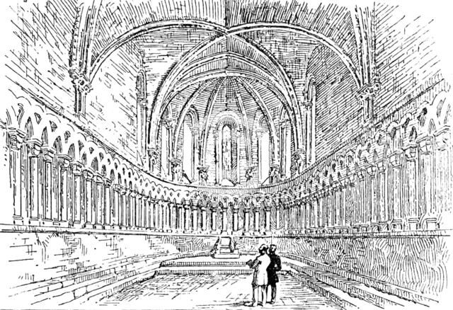 Proposed restoration of the Chapter House, Durham Cathedral.., the Chapter House as it will be, 1890 Creator: Unknown.