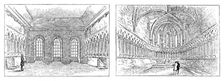 Proposed restoration of the Chapter House, Durham Cathedral.., as it is, and as it will be, 1890. Creator: Unknown