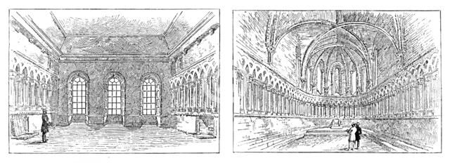 Proposed restoration of the Chapter House, Durham Cathedral.., as it is, and as it will be, 1890. Creator: Unknown.