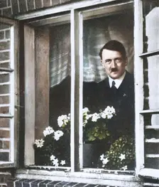 Propaganda through picture postcards. The Fuhrer as the middle-class German sees him c1940. Creator: Unknown