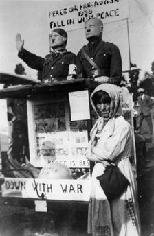 Propaganda sign, Famagusta, Cyprus, c1939