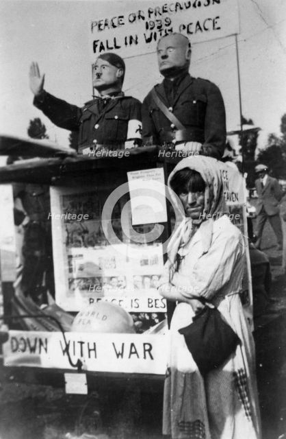Propaganda sign, Famagusta, Cyprus, c1939. Artist: Unknown