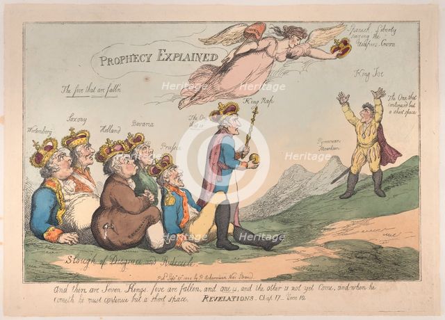 Prophecy Explained, September 17, 1808., September 17, 1808. Creator: Thomas Rowlandson.