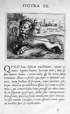 Prophecy figure IX from Prognosticatio Eximii Doctoris Paracelsi, 1536. Artist: Theophrastus Bombastus von Hohenheim Paracelsus