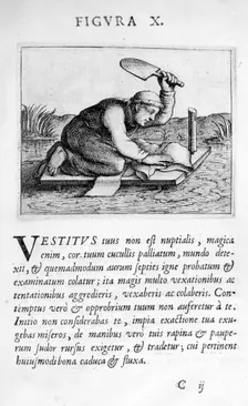 Prophecy figure X from Prognosticatio Eximii Doctoris Paracelsi, 1536. Artist: Theophrastus Bombastus von Hohenheim Paracelsus