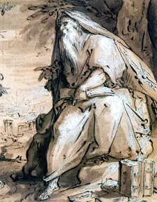 Prophet c1600. Artist: Hendrik Goltzius