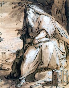 Prophet c1600. Artist: Hendrik Goltzius