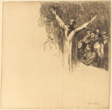 Prophet (Le prophete), 1902. Creator: Theophile Alexandre Steinlen