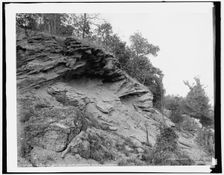 Prophet's Rock Ridge near Tippecanoe battleground, Ind., c1902. Creator: Unknown