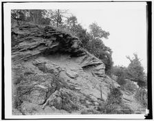 Prophet's Rock Ridge near Tippecanoe battleground, Ind., c1902. Creator: Unknown