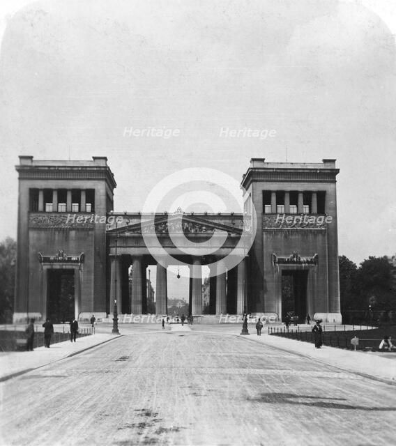 Propylaen, Munich, Germany, c1900. Artist: Wurthle & Sons