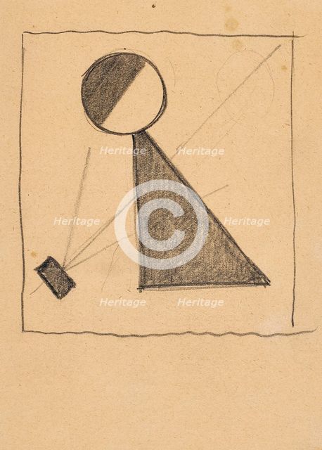 Protomagnetic Construction, c1916. Creator: Malevich, Kasimir Severinovich (1878-1935).