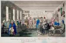 Proteus taking a benefit according to law 1825. Artist: Theodore Lane