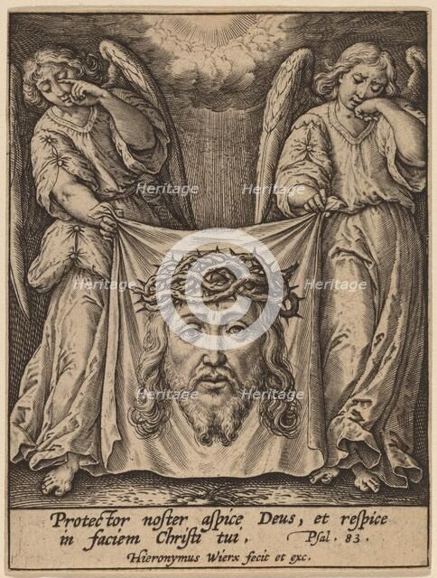 Protector Noster Aspice .... Creator: Hieronymous Wierix.