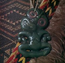Protective Maori amulet, 19th century