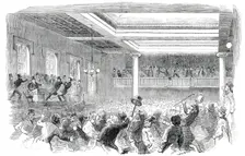 Protectionist Meeting at Lincoln, 1850. Creator: Unknown