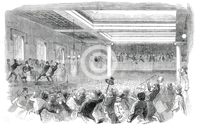 Protectionist Meeting at Lincoln, 1850. Creator: Unknown.