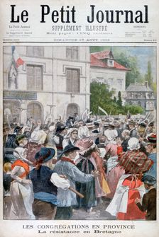 Protest in Brittany, 1902