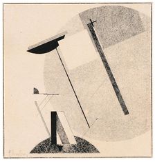 Proun 3 A, 1922. Creator: Lissitzky, El (1890-1941)