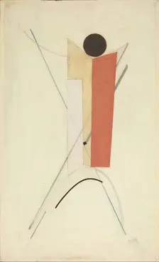 Proun 43 (Variant), c.1922. Creator: Lissitzky, El (1890-1941)