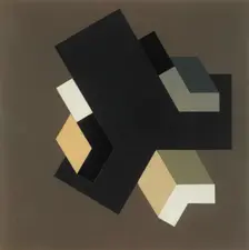 Proun 84, 1923-1924. Creator: Lissitzky, El (1890-1941)