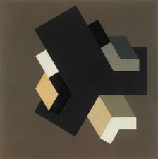 Proun 84, 1923-1924. Creator: Lissitzky, El (1890-1941)