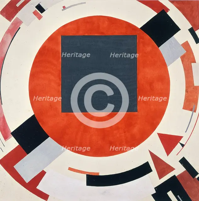 Proun, ca 1923. Artist: Lissitzky, El (1890-1941)
