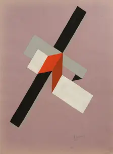 Proun, ca 1923. Artist: Lissitzky, El (1890-1941)