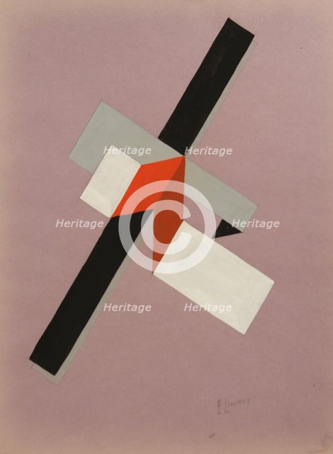Proun, ca 1923. Artist: Lissitzky, El (1890-1941)