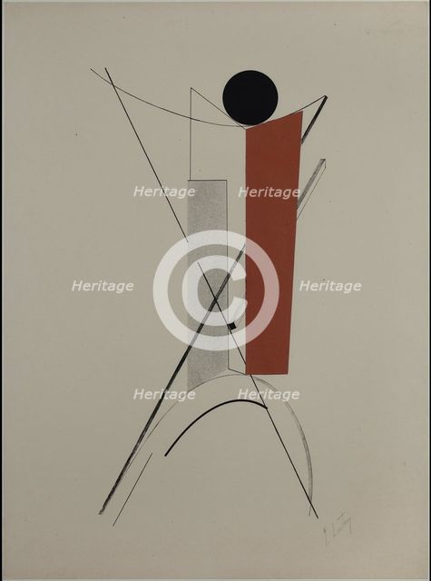 Proun. Artist: Lissitzky, El (1890-1941)