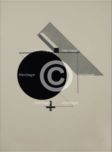 Proun. Artist: Lissitzky, El (1890-1941)