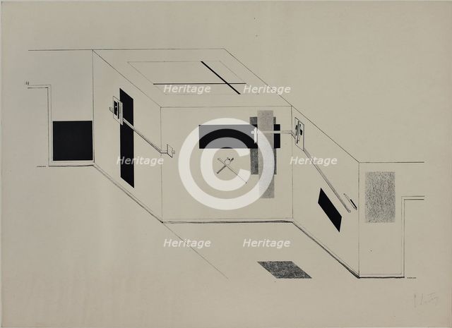 Proun. Artist: Lissitzky, El (1890-1941)