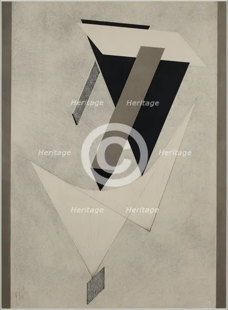 Proun. Kestnermappe, 1923. Creator: Lissitzky, El (1890-1941).