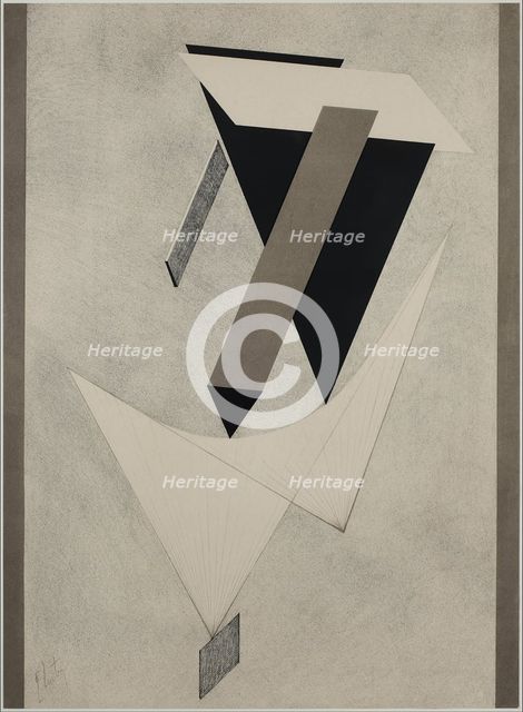 Proun. Kestnermappe, 1923. Creator: Lissitzky, El (1890-1941).