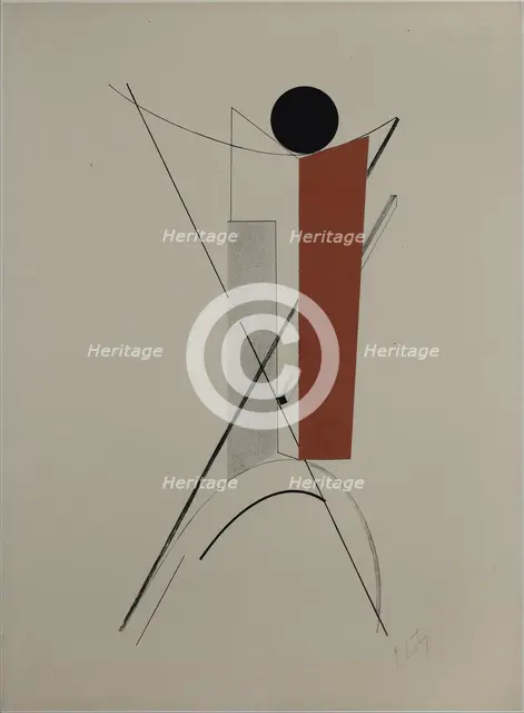 Proun. Kestnermappe, 1923. Creator: Lissitzky, El (1890-1941).