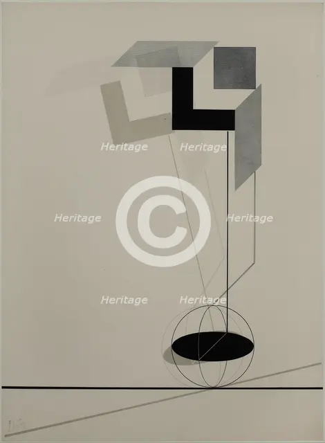 Proun. Kestnermappe, 1923. Creator: Lissitzky, El (1890-1941).