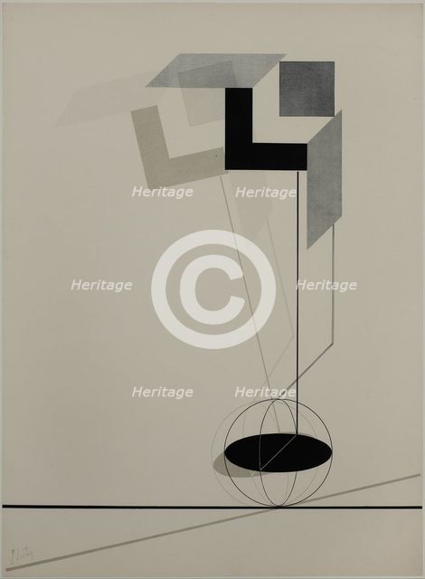 Proun. Kestnermappe, 1923. Creator: Lissitzky, El (1890-1941).