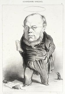 Proudhon, 1849. Creator: Honore Daumier