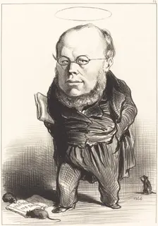 Proudhon, 1849. Creator: Honore Daumier