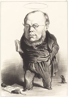 Proudhon, 1849. Creator: Honore Daumier