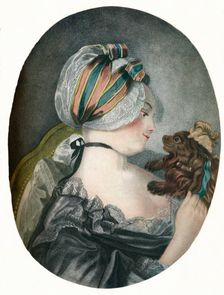 Provoking Fidelity L'education de petit chien 1775. Artist: Louis Marin Bonnet