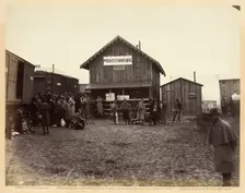 Provost Marshal's Office, Aquia Creek, February 1863. Creator: Alexander Gardner