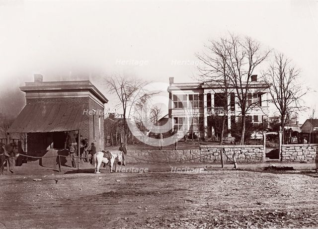 Provost Marshals Headquarters, Chattanooga, ca. 1864. Creator: George N. Barnard.