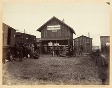 Provost Marshal's Office, Aquia Creek, February 1863. Creator: Alexander Gardner