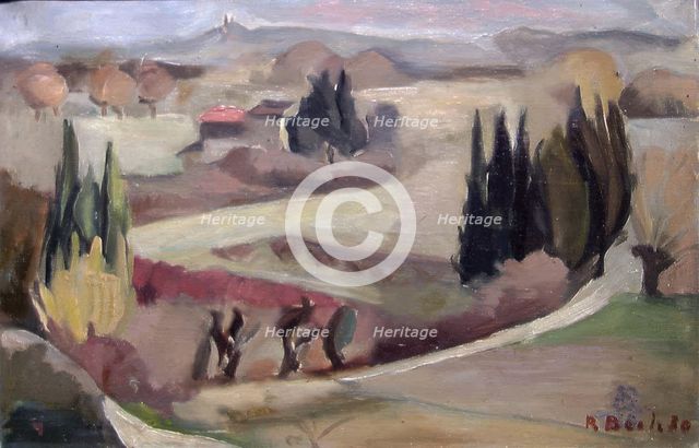 Provence in February, 1930. Creator: Rigmor Bech.