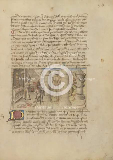 Provence; Livre des merveilles du monde (Book of the Marvels of the World), about 1460-1465. Creator: Master of the Geneva Boccaccio.