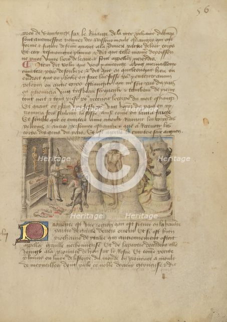 Provence; Livre des merveilles du monde (Book of the Marvels of the World), about 1460-1465. Creator: Master of the Geneva Boccaccio.