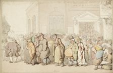Providence Chapel, late 18th century. Artist: Thomas Rowlandson