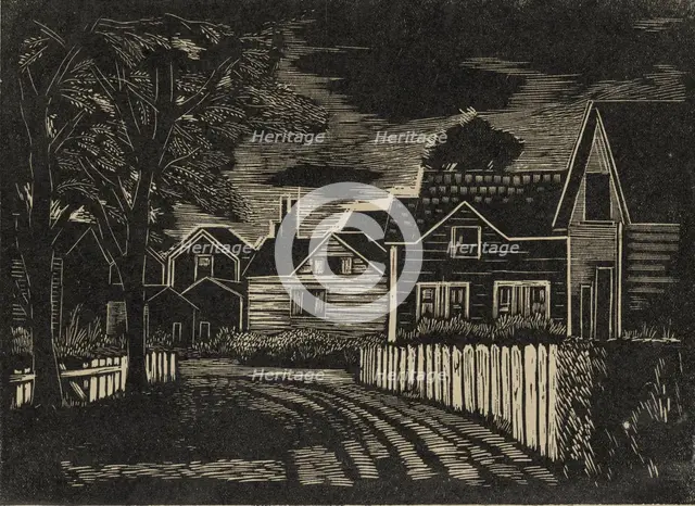 Provincetown Street, ca.1935 - 1943. Creator: James Lesesne Wells.